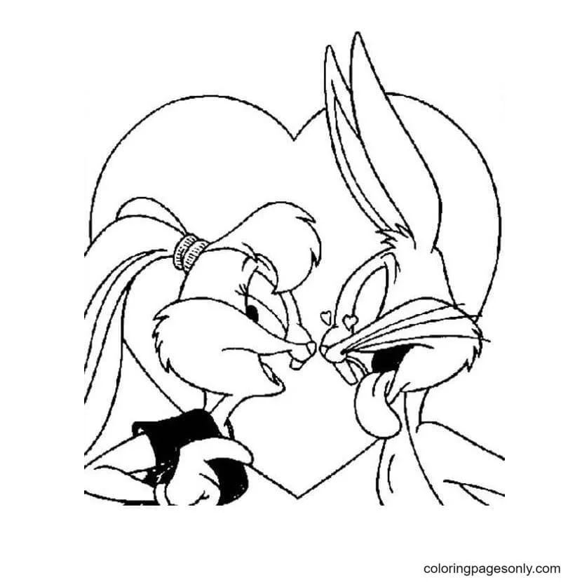 Çocuklar İçin Lola Bunny Boyama Sayfaları 