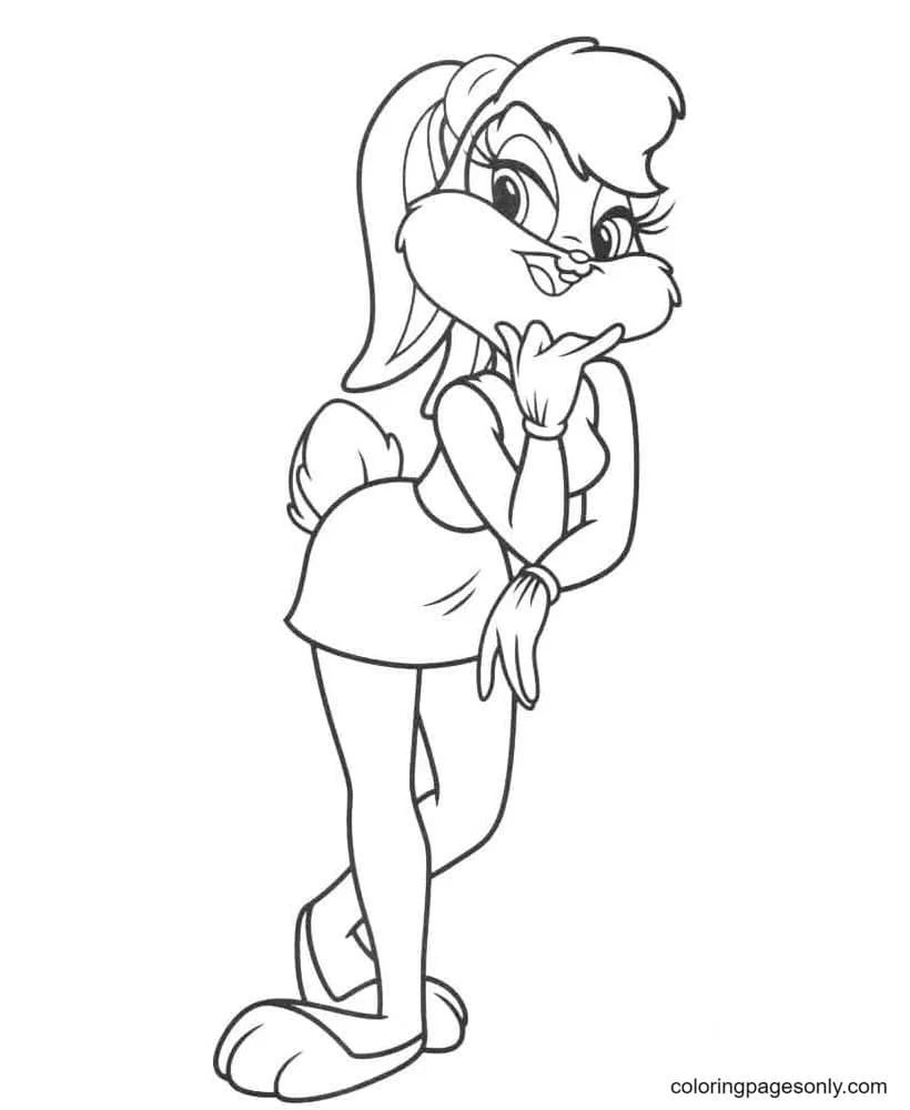Çocuklar İçin Lola Bunny Boyama Sayfaları 