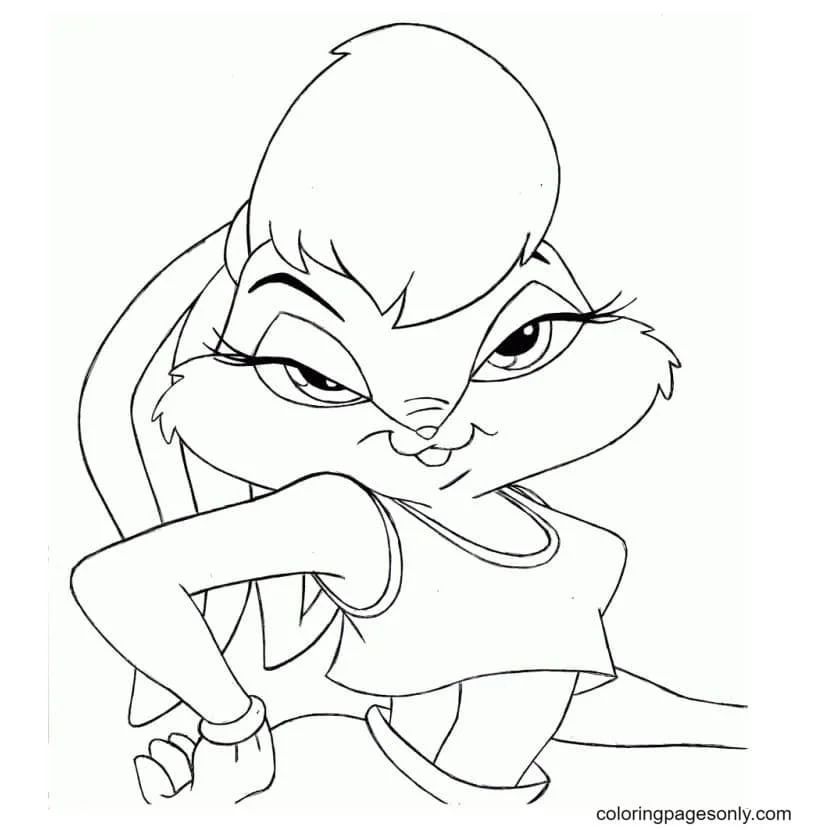 Çocuklar İçin Lola Bunny Boyama Sayfaları 