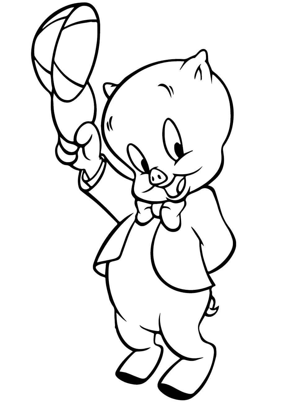 Çocuklar İçin Looney Tunes Boyama Sayfaları 