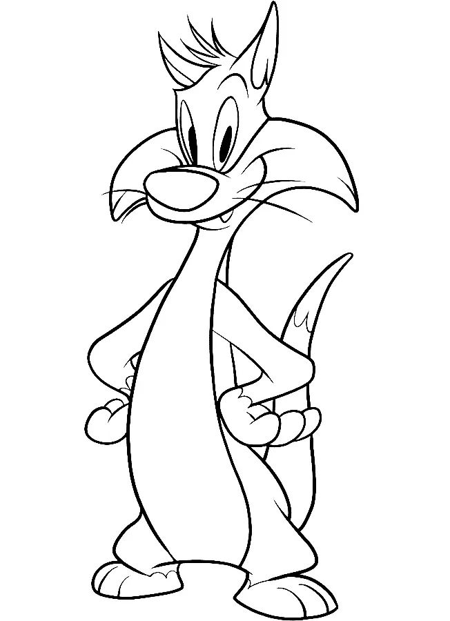 Çocuklar İçin Looney Tunes Boyama Sayfaları 