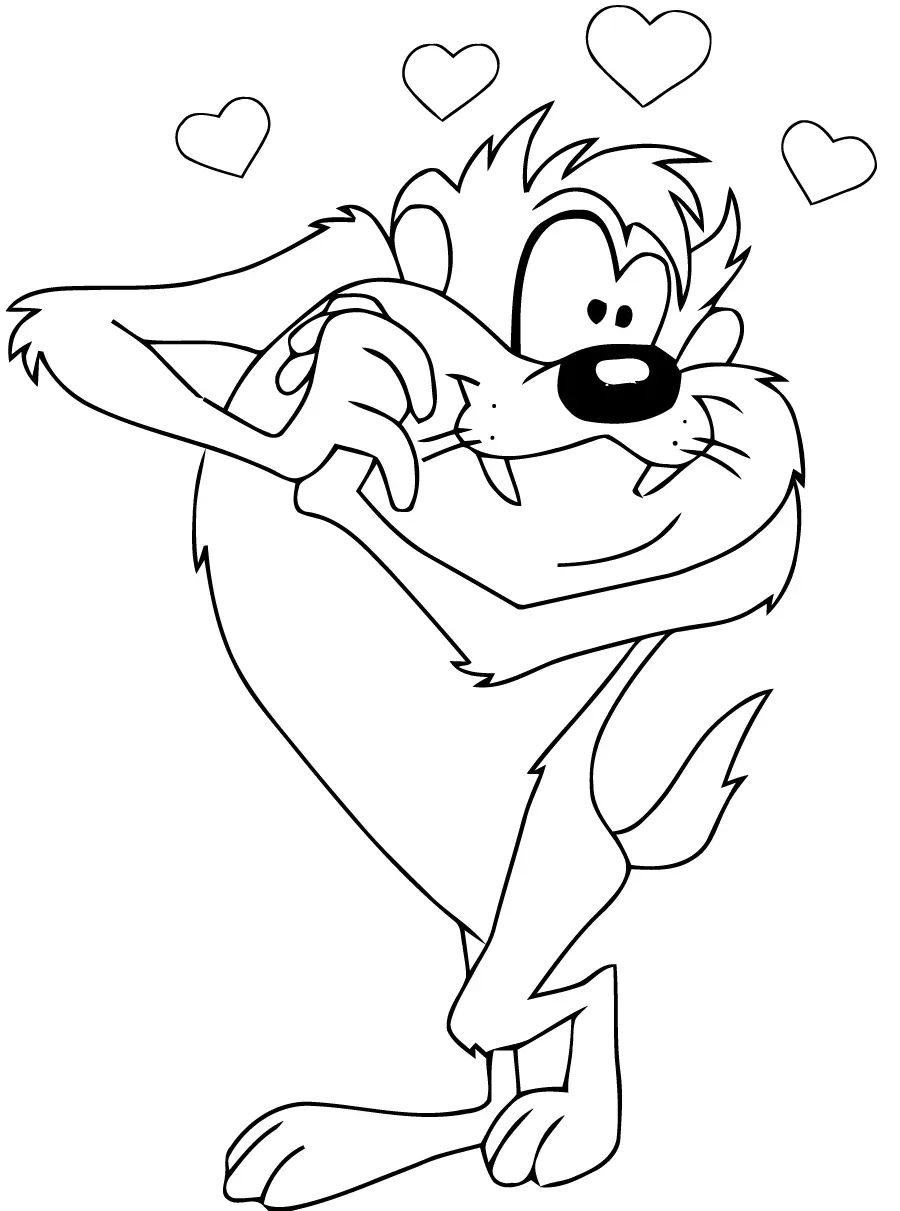 Çocuklar İçin Looney Tunes Boyama Sayfaları 