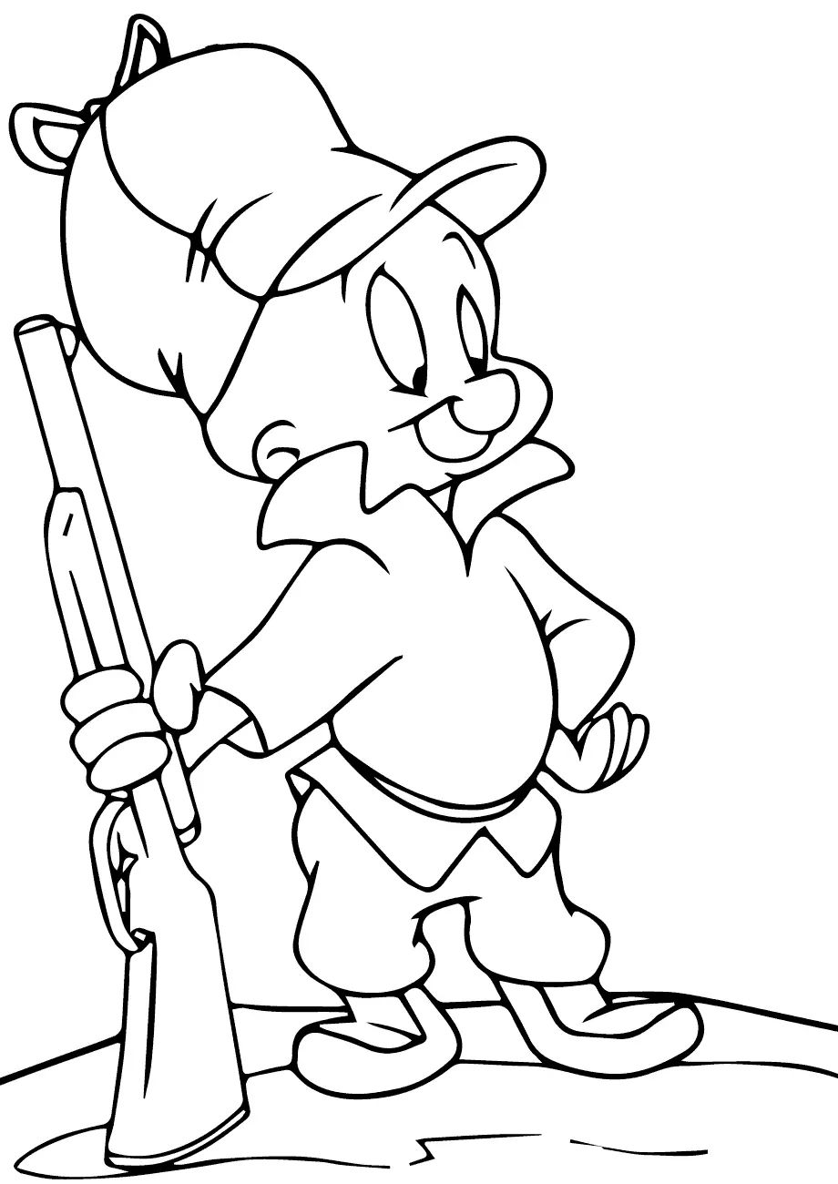 Çocuklar İçin Looney Tunes Boyama Sayfaları 