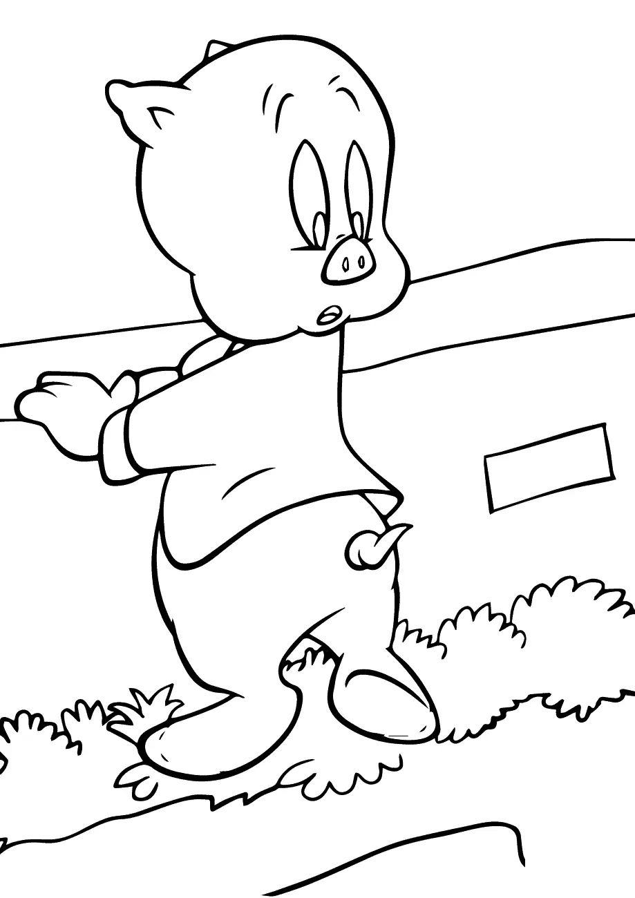 Çocuklar İçin Looney Tunes Boyama Sayfaları 