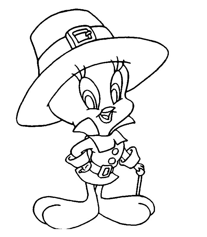 Çocuklar İçin Looney Tunes Boyama Sayfaları 