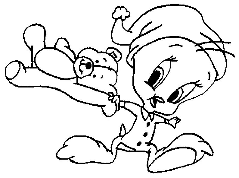 Çocuklar İçin Looney Tunes Boyama Sayfaları 