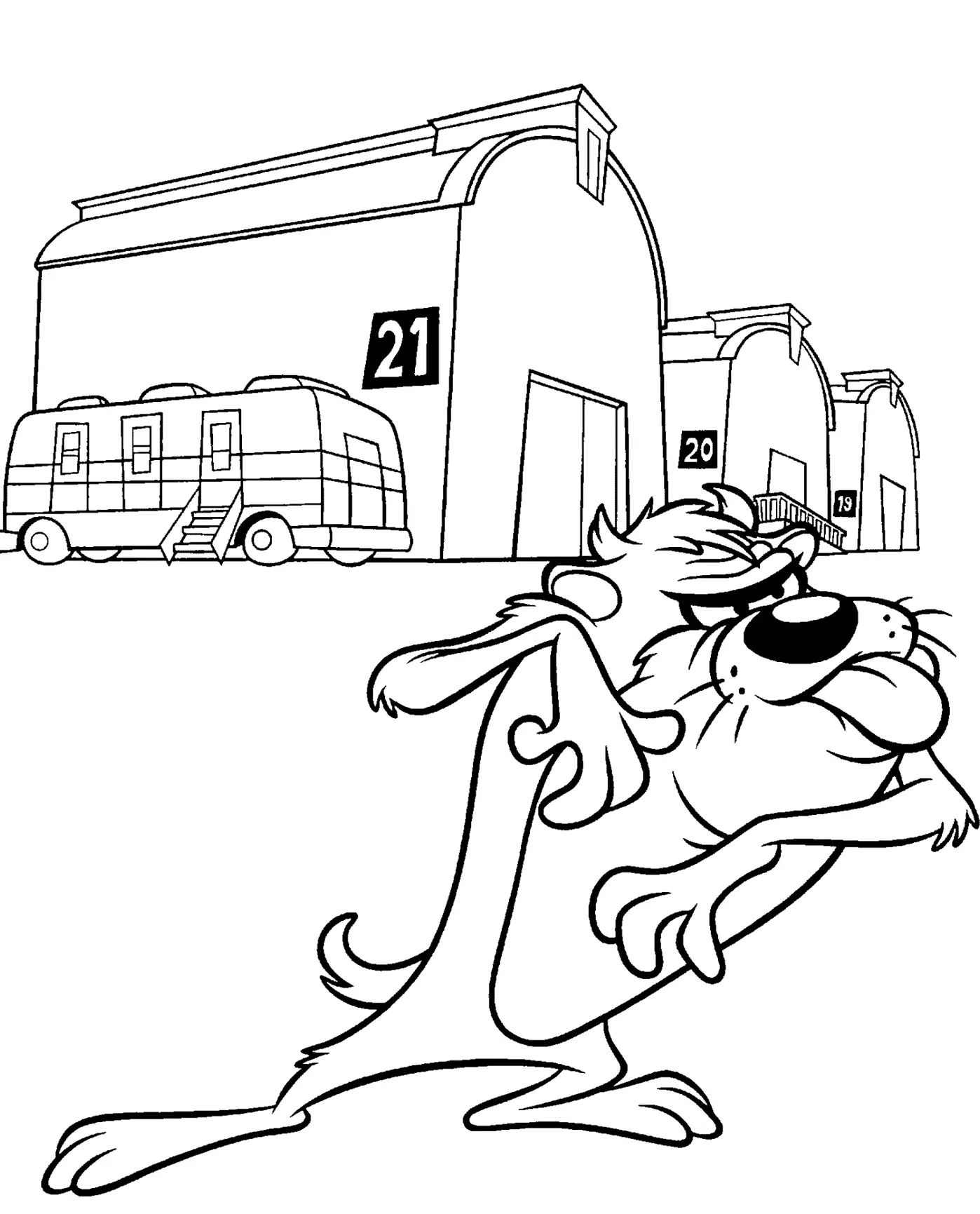 Çocuklar İçin Looney Tunes Boyama Sayfaları 