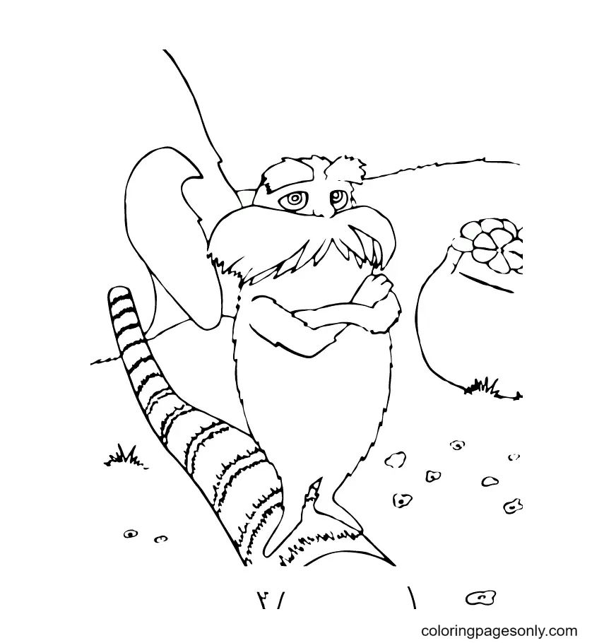Çocuklar İçin Lorax Boyama Sayfaları 