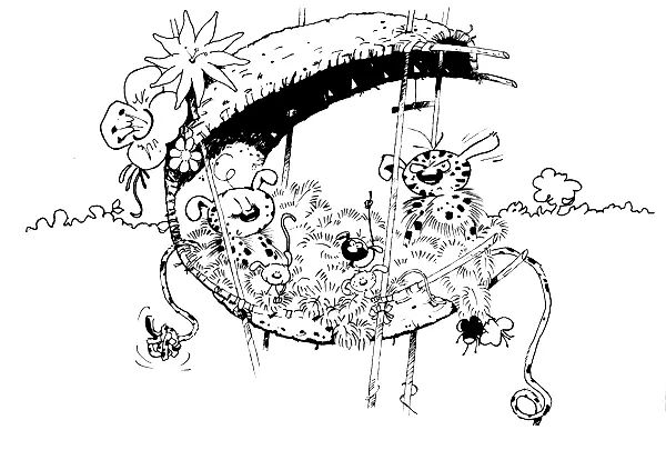 Çocuklar İçin Marsupilami Boyama Sayfaları 