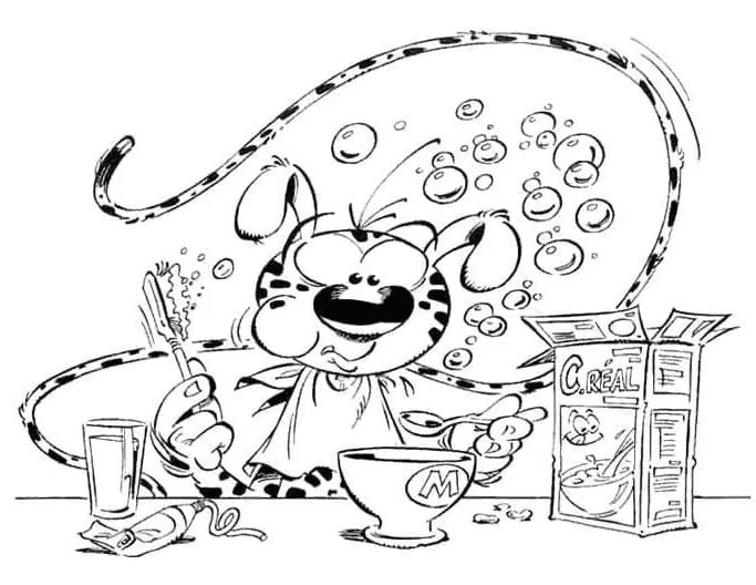 Çocuklar İçin Marsupilami Boyama Sayfaları 