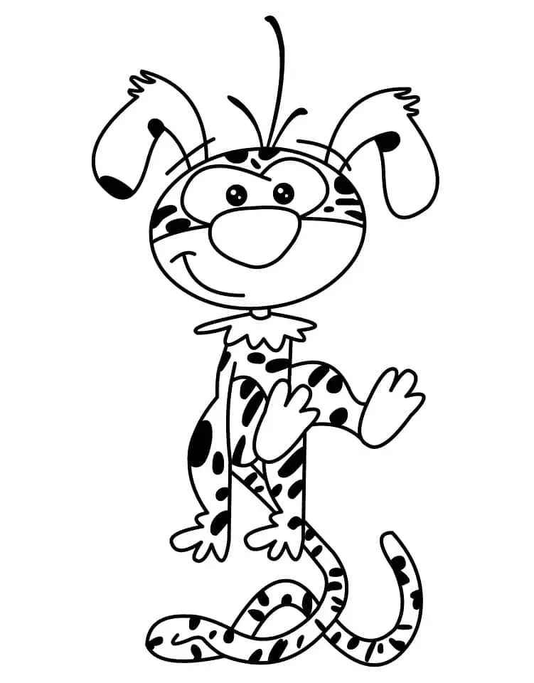 Çocuklar İçin Marsupilami Boyama Sayfaları 
