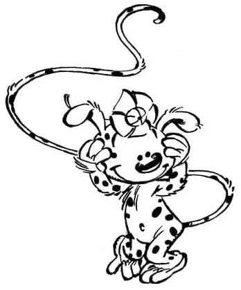 Çocuklar İçin Marsupilami Boyama Sayfaları 