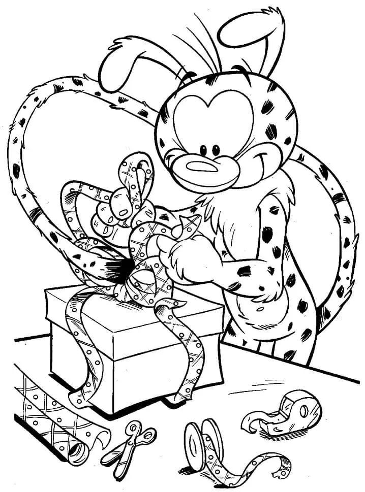 Çocuklar İçin Marsupilami Boyama Sayfaları 