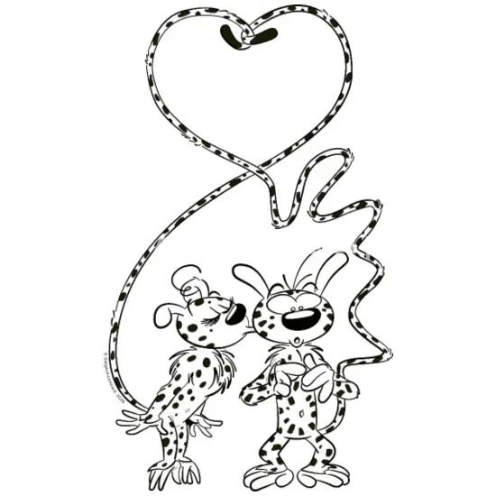 Çocuklar İçin Marsupilami Boyama Sayfaları 
