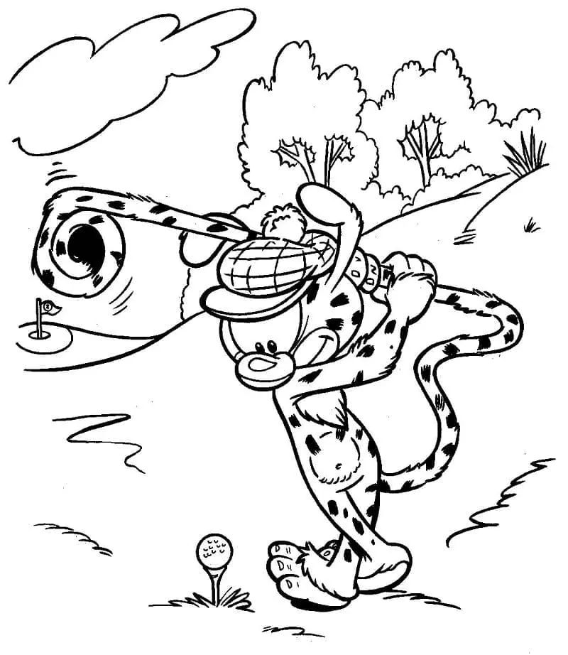 Çocuklar İçin Marsupilami Boyama Sayfaları 