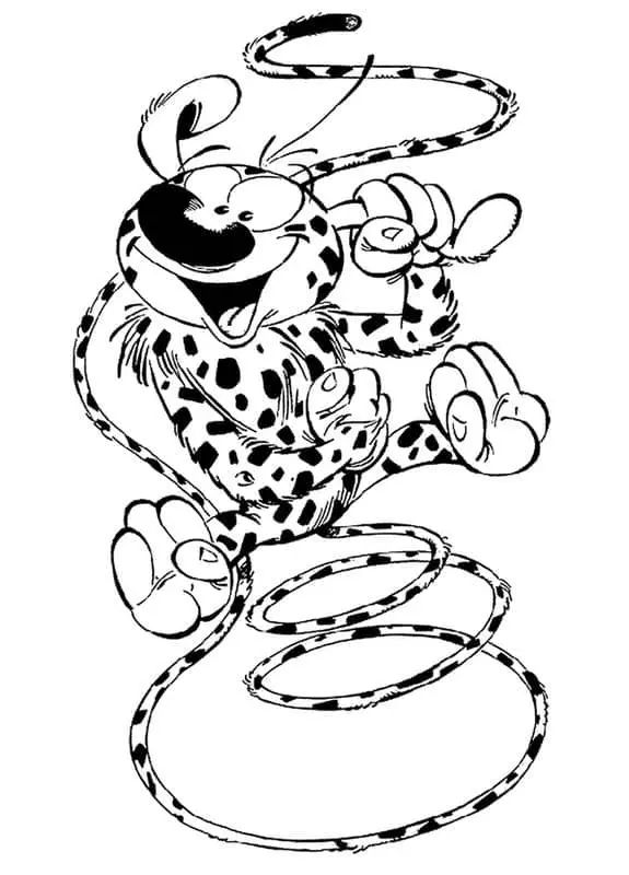 Çocuklar İçin Marsupilami Boyama Sayfaları 