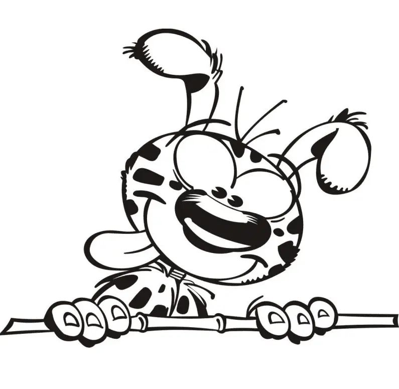 Çocuklar İçin Marsupilami Boyama Sayfaları 