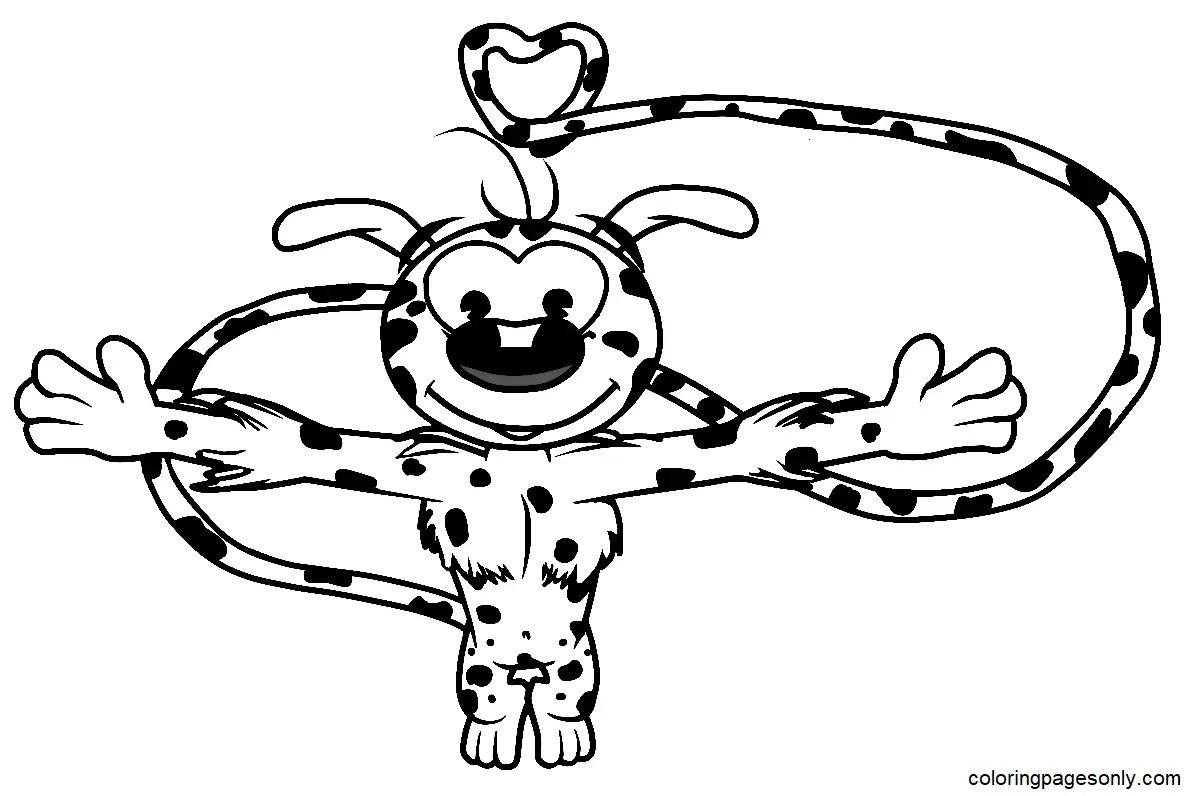 Çocuklar İçin Marsupilami Boyama Sayfaları 