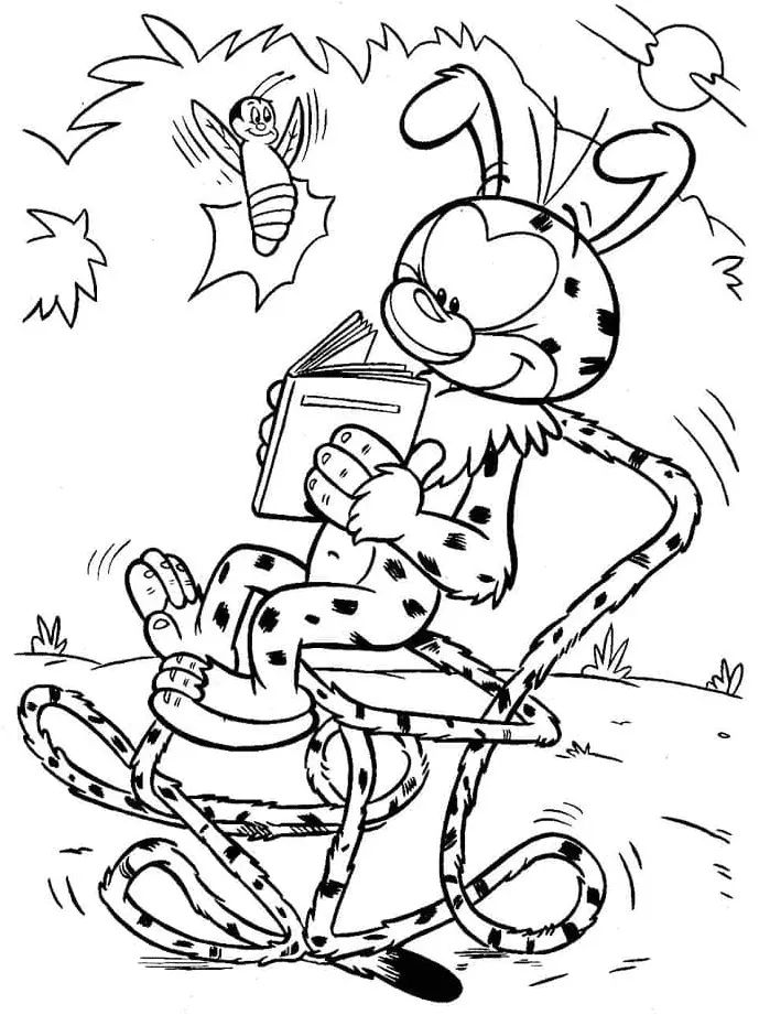 Çocuklar İçin Marsupilami Boyama Sayfaları 
