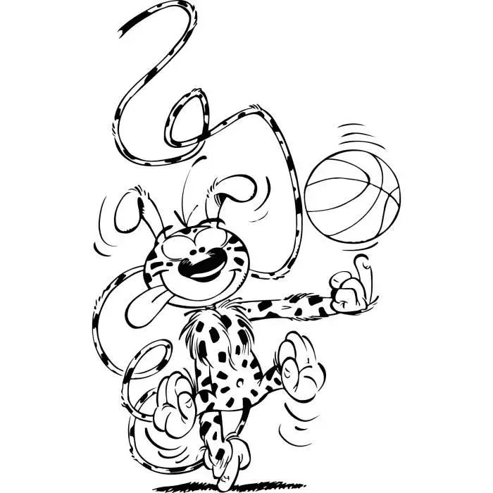 Çocuklar İçin Marsupilami Boyama Sayfaları 