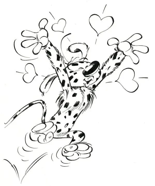 Çocuklar İçin Marsupilami Boyama Sayfaları 