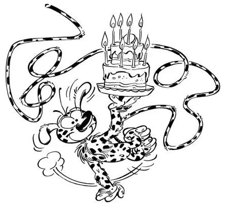 Çocuklar İçin Marsupilami Boyama Sayfaları 