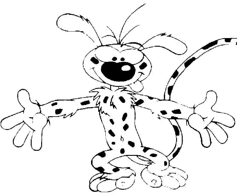 Çocuklar İçin Marsupilami Boyama Sayfaları 