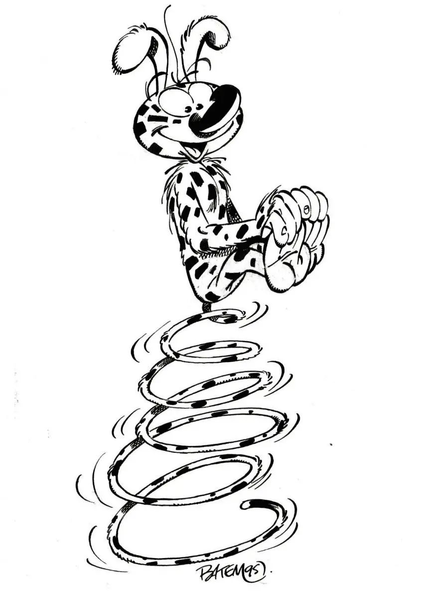 Çocuklar İçin Marsupilami Boyama Sayfaları 