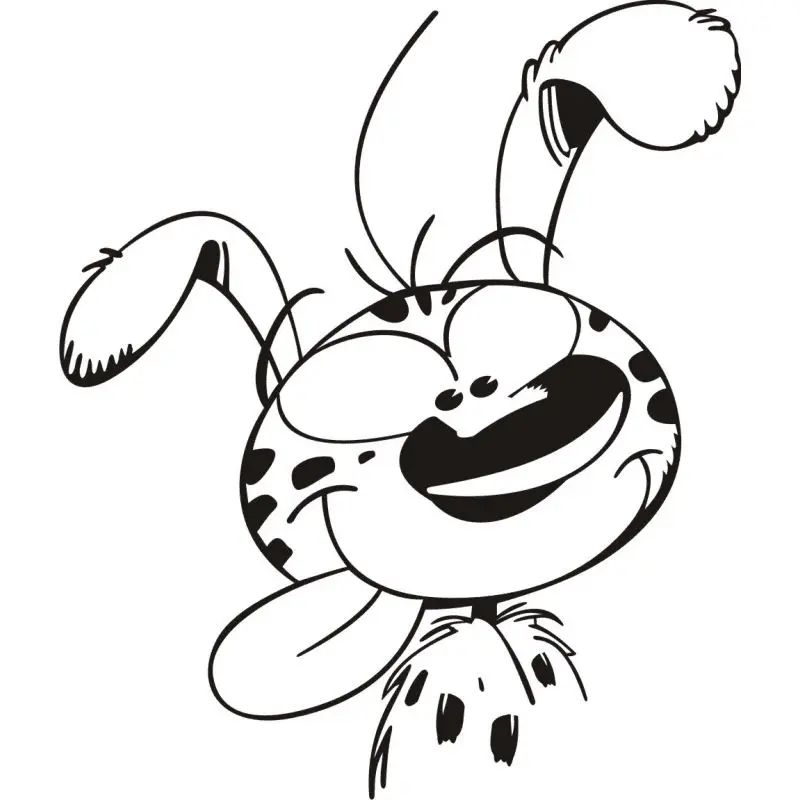 Çocuklar İçin Marsupilami Boyama Sayfaları 