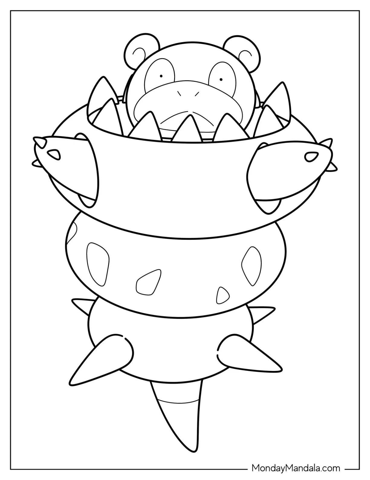 Çocuklar İçin Mega Pokemon Boyama Sayfaları 