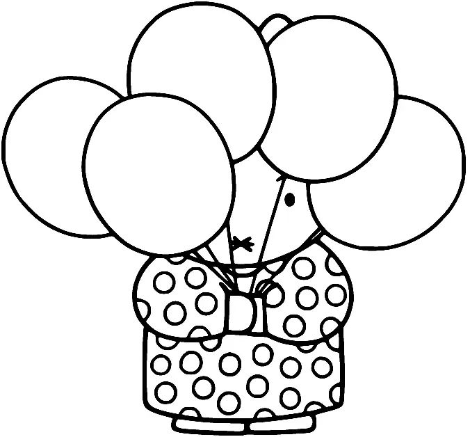 Çocuklar İçin Miffy Boyama Sayfaları 