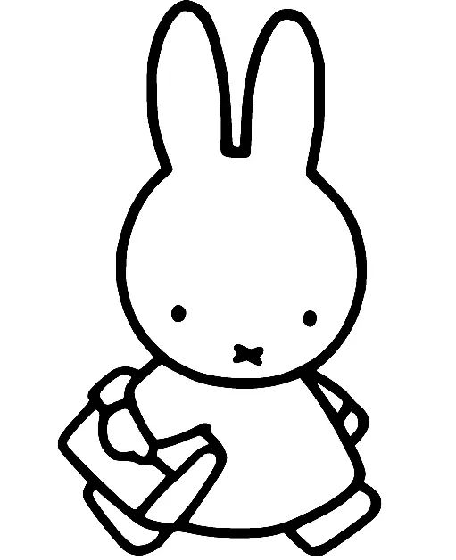 Çocuklar İçin Miffy Boyama Sayfaları 