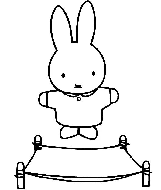 Çocuklar İçin Miffy Boyama Sayfaları 