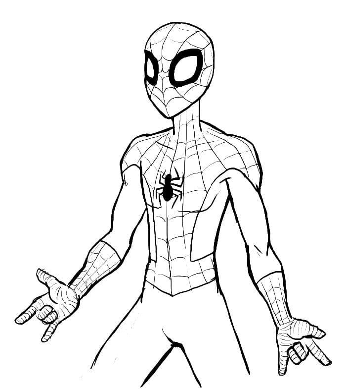 Çocuklar İçin Miles Morales Boyama Sayfaları 