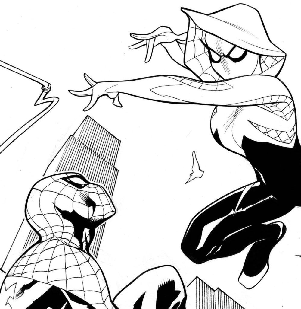 Çocuklar İçin Miles Morales Boyama Sayfaları 