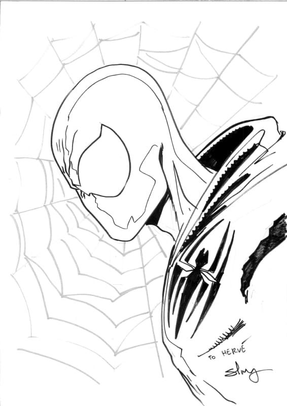 Çocuklar İçin Miles Morales Boyama Sayfaları 