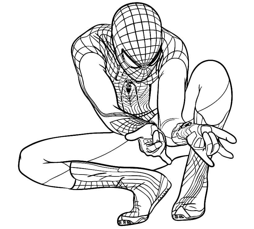 Çocuklar İçin Miles Morales Boyama Sayfaları 