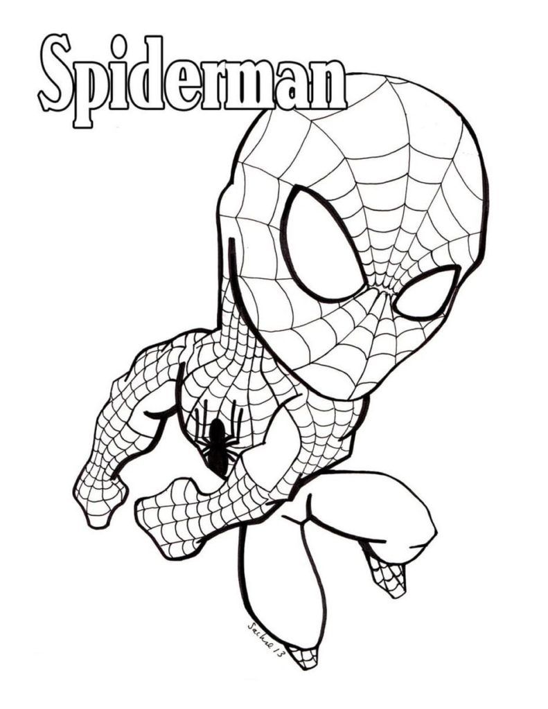 Çocuklar İçin Miles Morales Boyama Sayfaları 