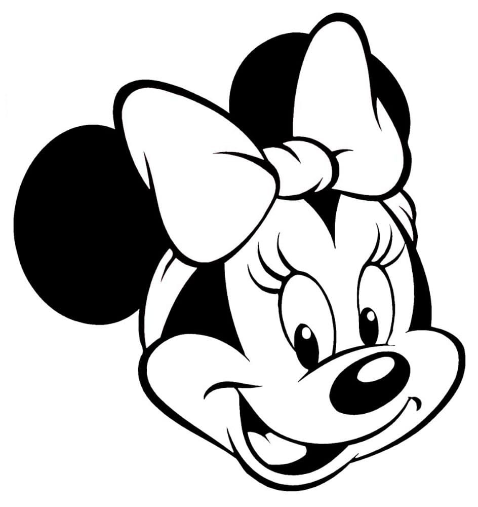 Çocuklar İçin Minnie Mouse Boyama Sayfaları 