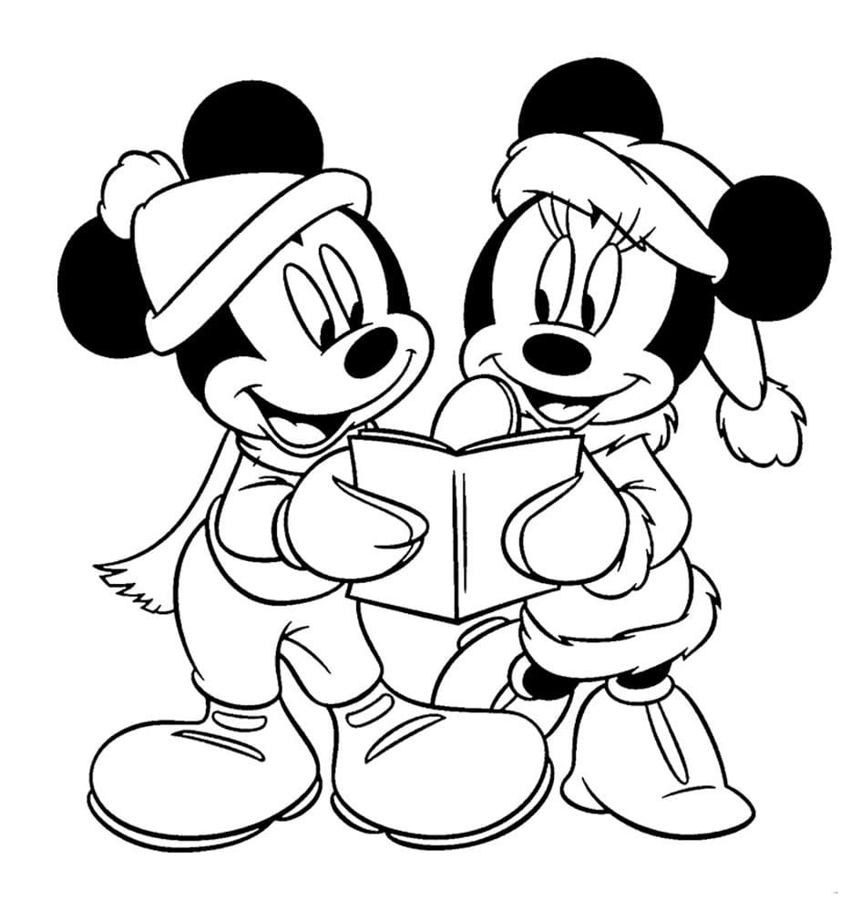 Çocuklar İçin Minnie Mouse Boyama Sayfaları 