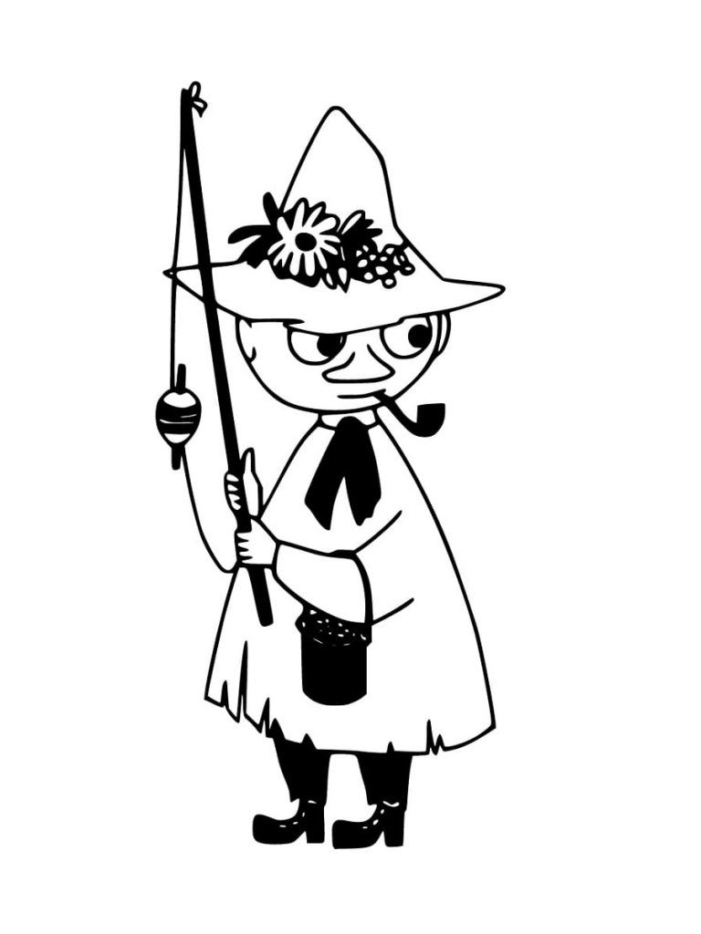 Çocuklar İçin Moomin Vadisi Boyama Sayfaları 