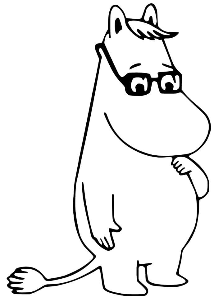 Çocuklar İçin Moomin Vadisi Boyama Sayfaları 