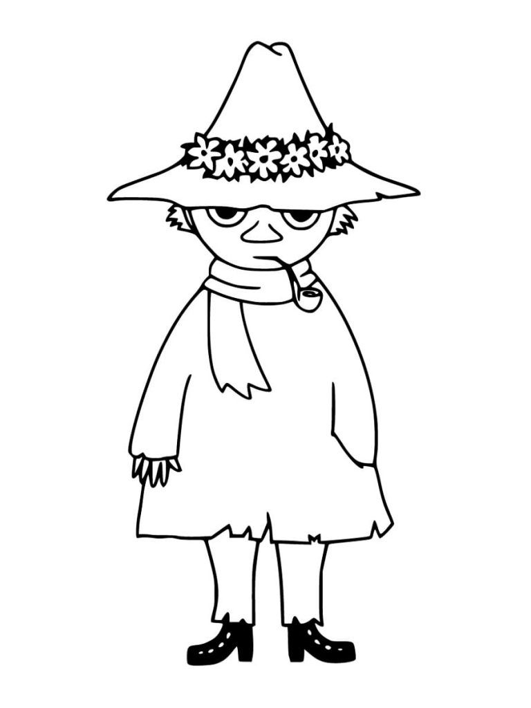Çocuklar İçin Moomin Vadisi Boyama Sayfaları 