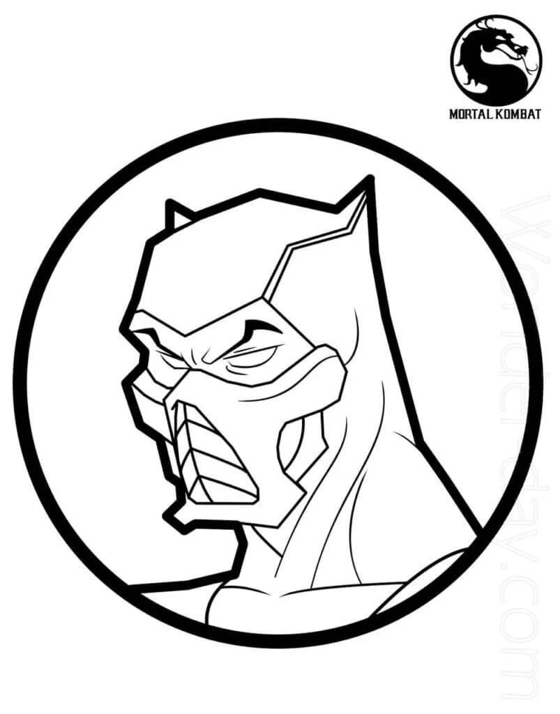 Çocuklar İçin Mortal Kombat Boyama Sayfaları 