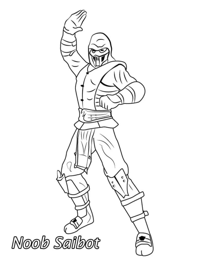 Çocuklar İçin Mortal Kombat Boyama Sayfaları 