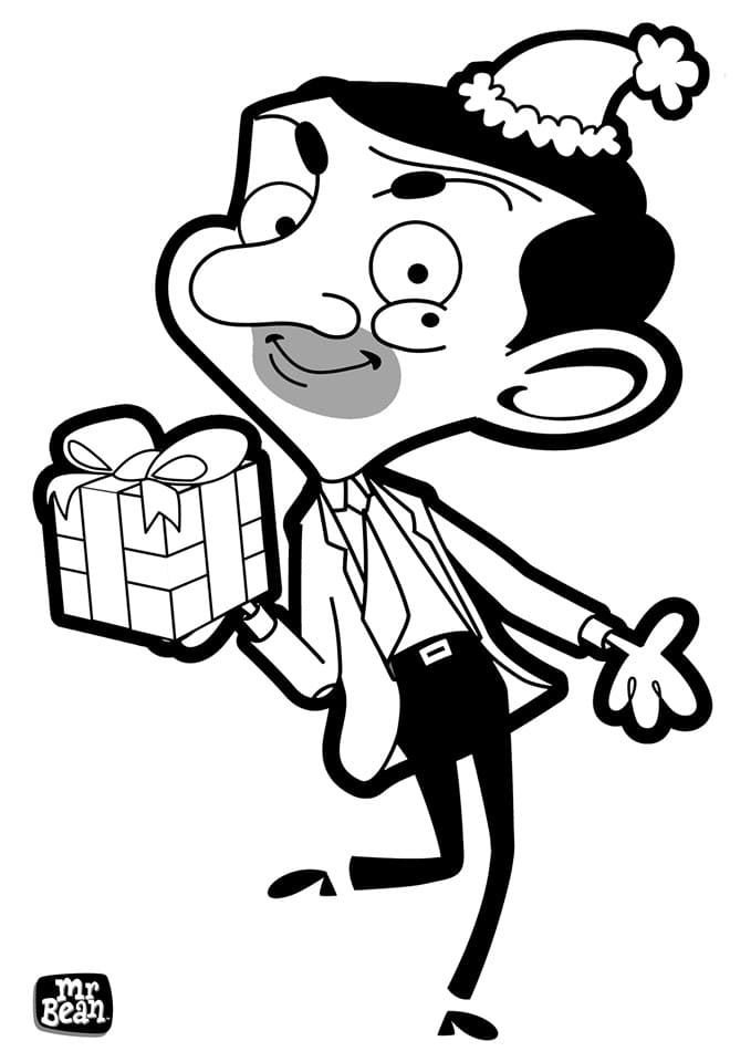 Çocuklar İçin Mr-Bean Boyama Sayfaları 