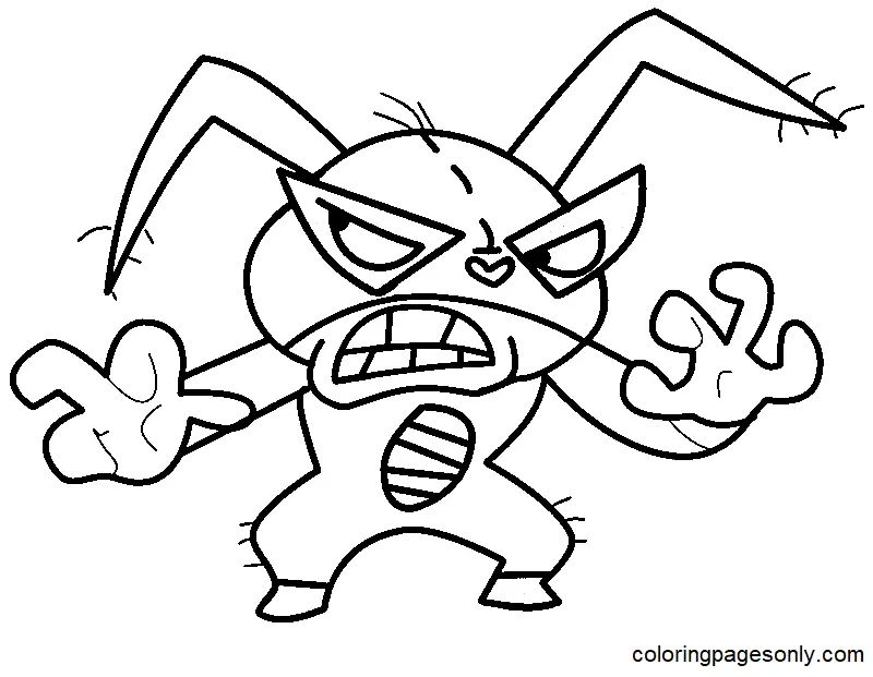 Çocuklar İçin Mucha Lucha Boyama Sayfaları 