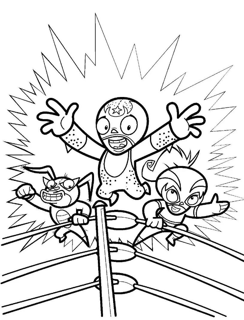 Çocuklar İçin Mucha Lucha Boyama Sayfaları 