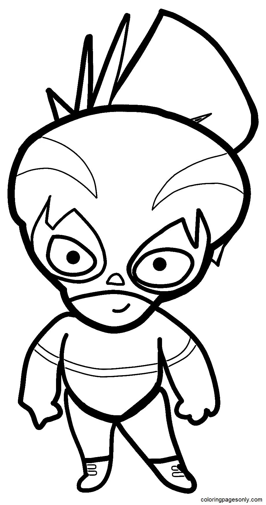Çocuklar İçin Mucha Lucha Boyama Sayfaları 