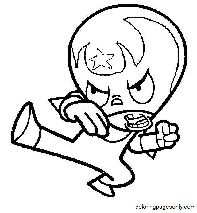 Çocuklar İçin Mucha Lucha Boyama Sayfaları 